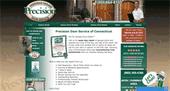 Desktop Screenshot of precisiongaragedoorsct.com